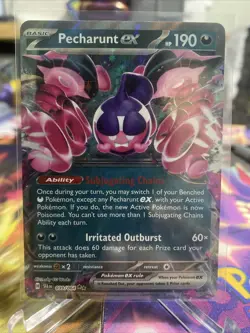 Pecharunt ex - 039/064 Shrouded Fable Double Rare Pokemon - NM/MINT - Image 1