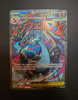 Black Star Promo MEGA CHARIZARD X EX MEP 023 Phantasmal Flames Pokemon Card NM/M - Image 1
