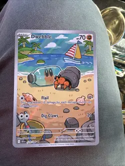 Dwebble IR 129/086 Sv: Black Bolt Pokemon 2025 Illustration Rare - Image 1