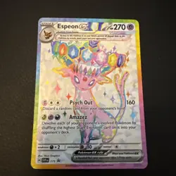 Pokemon TCG Espeon EX SVP175 Premium Figure Collection Promo - Image 1