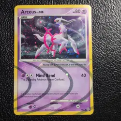 2009 Pokemon Platinum Holo AR7 Arceus Psychic LV.100 LP - Image 1