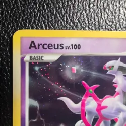 2009 Pokemon Platinum Holo AR7 Arceus Psychic LV.100 LP - Image 3