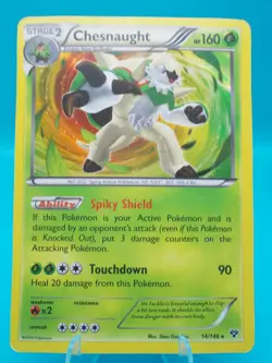 Chesnaught 14/146 XY Pokemon TCG Holo Lightly Played - Image 1