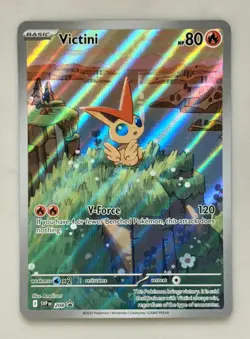 Pokemon Victini Unova Illustration Collection Promo Black Star 208 - NM/Mint - Image 1