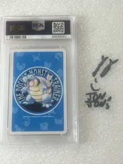 Pokemon Red Squirtle Ace of Hearts Playing Poker Card 1996 PSA 10 GEM MINT - Image 2