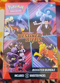 Pokemon TCG: Scarlet & Violet-Destined Rivals Booster Bundle (6 Booster Packs) - Image 1