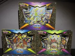 Pokemon TCG Shining Fates V Collection Box - Boltund, Cramorant, Eldegoss Sealed - Image 1