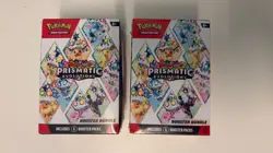 Pokemon TCG Scarlet & Violet Prismatic Evolutions Booster Bundle - X2 - Image 1