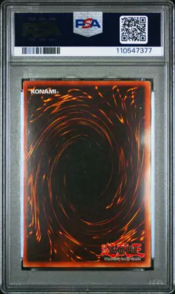 2002 YU-GI-OH! PSV-PHARAOH'S SERVANT REVERSE FOIL ERR #000 JINZO PSA 6 - Image 2
