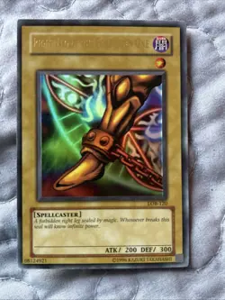 Right Leg of the Forbidden One Yu-Gi-Oh! TCG.Normal Monster Dark Level 1 - Image 1