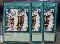 Yugioh Machine Duplication X3 Rare AMDE-EN054 1st Ed Near Mint Playset - Image 1