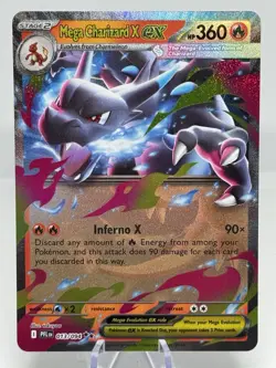 Mega Charizard X EX 013/094 Phantasmal Flames Double Rare Pokemon Card Mint - Image 1