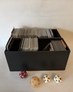 Lot of 100 +- MTG Cards Magic The Gathering Collection (Prebuilt Decks) (Dice) - Image 1