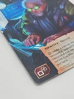 Android Netrunner Omar Keung Conspiracy Theorist Alt Art Promo Card - Image 3