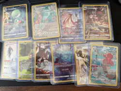 LOT 10x Pokemon Cards TCG Trainer Gallery & Illustration Rares Full Art - Image 1