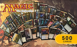 500 CARD Magic the Gathering (MTG) LOT FOILS, RARES, UNCOMMONS, COMMONS! 885252081331 - Image 1