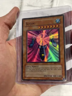 Yugioh! Suijin MRD-E027 Super Rare Unlimited Vintage HP Yu-GI-Oh! Card Holo - Image 1