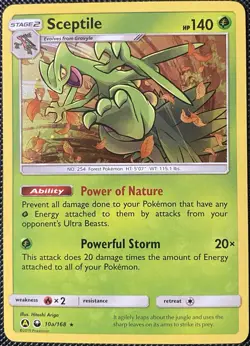 Sceptile 010A/168 Alternate Art Holo (See Photos) Pokemon Card - Image 1