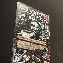 Krenko, Mob Boss, (Altered) Hand-Painted MTG Card, 1/1 painting - Image 5