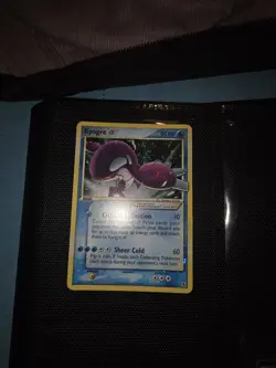 Pokemon TCG Kyogre Gold Star Card 112/113 EX Delta Species LP Condition - Image 1
