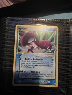 Pokemon TCG Kyogre Gold Star Card 112/113 EX Delta Species LP Condition - Image 2