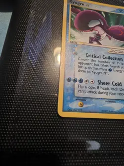 Pokemon TCG Kyogre Gold Star Card 112/113 EX Delta Species LP Condition - Image 5