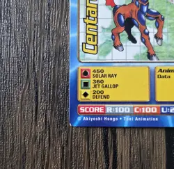 2000 BANDAI Centarumon TB-05 Digimon TCG Taco Bell Promo Card VERY NICE - Image 4