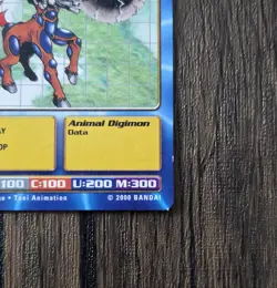 2000 BANDAI Centarumon TB-05 Digimon TCG Taco Bell Promo Card VERY NICE - Image 5