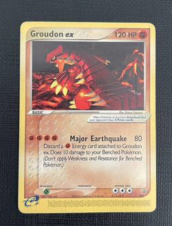 Groudon ex 002 - Black Star Promos - Pokemon Card 2003 e-reader - Image 1