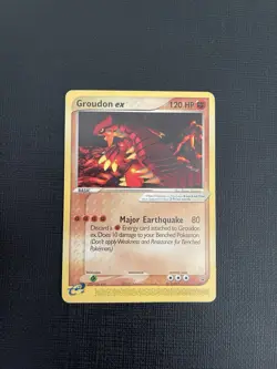 Groudon ex 002 - Black Star Promos - Pokemon Card 2003 e-reader - Image 2
