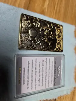 1999 Burger King Pokemon 23k Gold Card CHARIZARD - with Case - Image 1