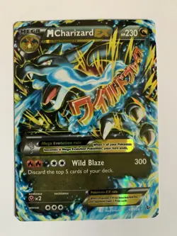 Pokemon TCG Mega M Charizard EX Flashfire Holo Ultra Rare Card 69/106 XY - Image 1