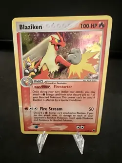 Pokemon Blaziken Ruby and Sapphire #3/109 Holo Card - Image 1