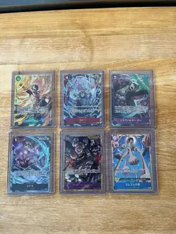One Piece Japanese Card Lot Of 6 - Image 1