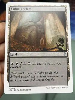 Cabal Coffers • White Border • Mystery Booster 2 • Pack Fresh • MTG (2117) - Image 1