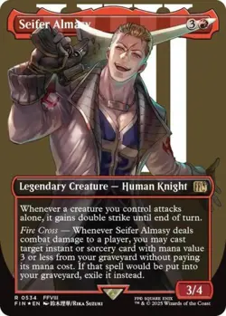 MTG English Seifer Almasy (Borderless) (Surge Foil) NM Foil - Image 1