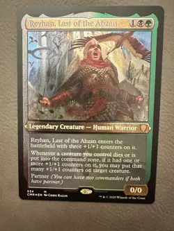 MTG Reyhan Last of the Abzan #534 Commander Legends (CMR) Foil Etched LP - Image 1