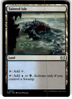 Tainted Isle [Duskmourn: House of Horror Commander] Magic MTG NM - Image 1