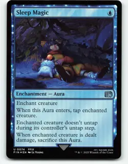 Sleep Magic Final Fantasy Foil MTG 0074 - Image 1