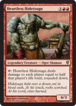MTG - Heartless Hidetsugu - Conspiracy - NM, English Magic FLAT RATE SHIP - Image 1