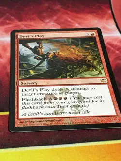 C6490 MTG MAGIC INNISTRAD DEVIL'S PLAY #140 FOIL MP RARE - Image 2