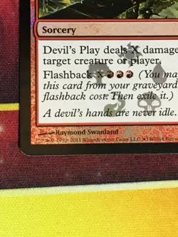C6490 MTG MAGIC INNISTRAD DEVIL'S PLAY #140 FOIL MP RARE - Image 4