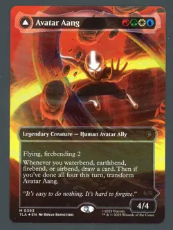 NM/M Avatar Aang (Raised Foil) Avatar: The Last Airbender #363 MTG B10 - Image 1