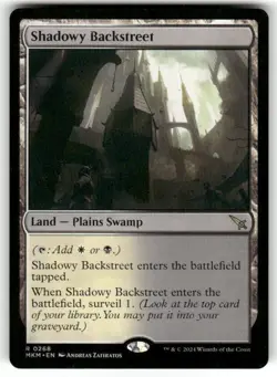 MTG Shadowy Backstreet | NM | Murders at Karlov Manor (MKM) - Image 1
