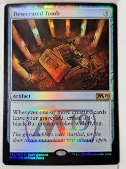 Desecrated Tomb - FOIL - Draft Weekend Promo - Magic the Gathering MTG Nice! - Image 1