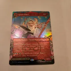 Foil Gwen Stacy | Ghost-Spider #209 (Borderless) [Marvel's Spider-Man] MTG - Image 1