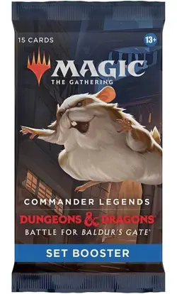 Magic the Gathering Battle for Baldur's Gate - Set Booster Pack (x3) New - Image 1