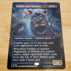 1x Umbris, Fear Manifest, Confetti Foil, Secret Lair Furby - 2339, Magic MTG NM - Image 1