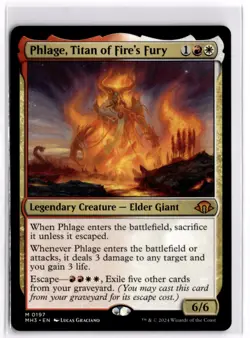 Phlage Titan of Fire's Fury Modern Horizons 3 197 LP x1 MTG Magic the Gathering - Image 1