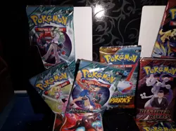 Pokemon Card Tcg 7 Sealed Packs Mega Charizard UPC Rivals Journey Sparks Box+Mat - Image 5